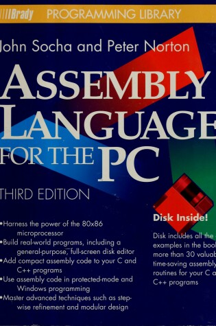 Cover of Peter Norton's Assembly Language for the IBM PC