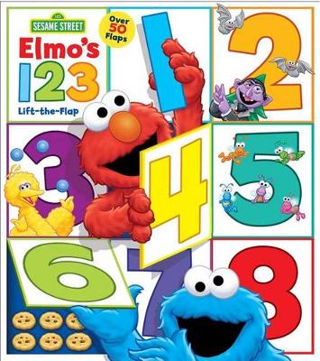 Book cover for Sesame Street: Elmo's 1 2 3 Lift-The-Flap