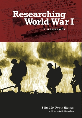 Book cover for Researching World War I