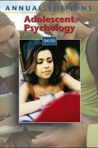 Cover of Adolescent Psychology 2004-2005