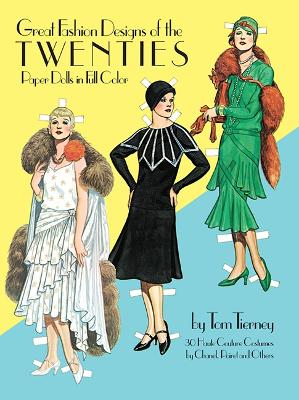 Book cover for Great Fashion Designs of the Twenties Paper Dolls in Full Colour