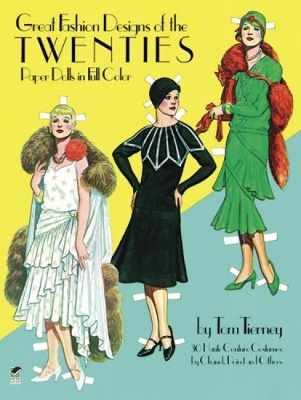 Cover of Great Fashion Designs of the Twenties Paper Dolls in Full Colour