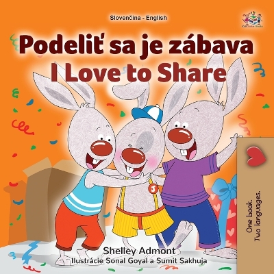 Book cover for I Love to Share (Slovak English Bilingual Book for Kids)