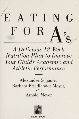 Cover of Eating for A's