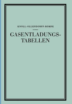 Book cover for Gasentladungs- Tabellen