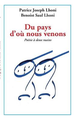 Book cover for Du pays d'où nous venons