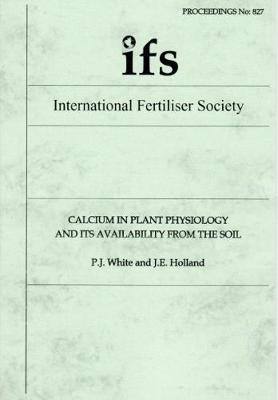 Cover of Calcium in Plant Physiology and its Availability from the Soil