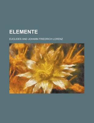 Book cover for Elemente