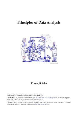 Cover of Principles of Data Analysis