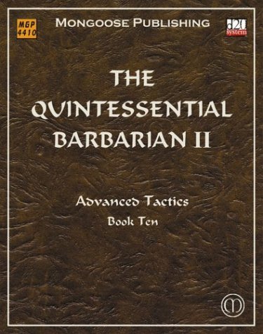 Book cover for The Quintessential Barbarian II: Advanced Tactics