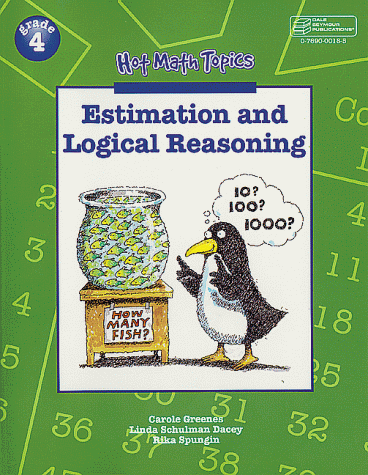 Book cover for Hot Math Topics Grade 4: Estimation & Logical Reasoning Copyright 1999