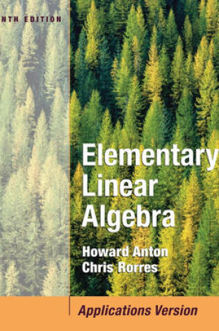 Cover of Elementary Linear Algebra with Applications