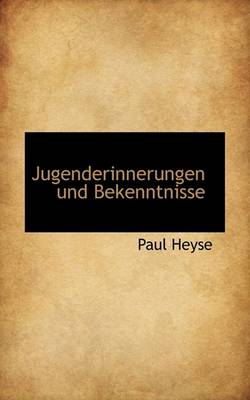 Book cover for Jugenderinnerungen Und Bekenntnisse
