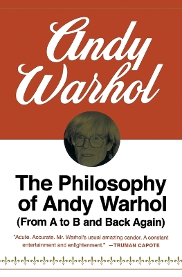 Book cover for The Philosophy of Andy Warhol