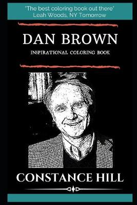 Book cover for Dan Brown Inspirational Coloring Book