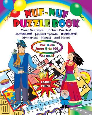 Book cover for NUF-NUF PUZZLE BOOK Full Color