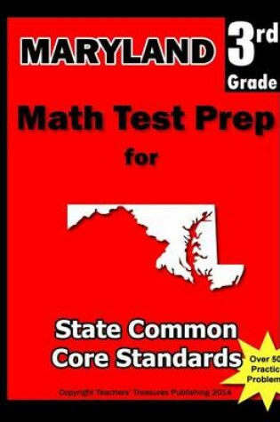 Cover of Maryland 3rd Grade Math Test Prep