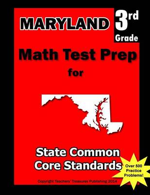 Book cover for Maryland 3rd Grade Math Test Prep