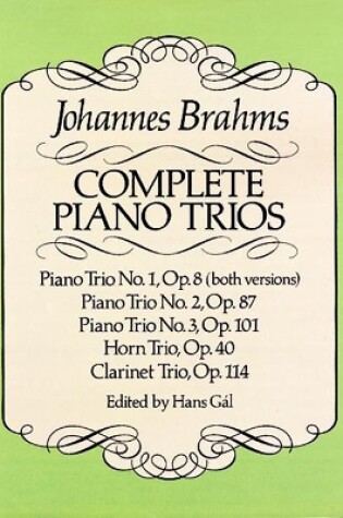 Cover of Complete Piano Trios