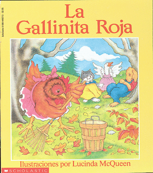 Book cover for La Gallinita Roja