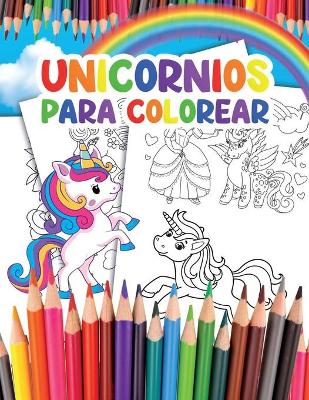 Book cover for Unicornios para Colorear
