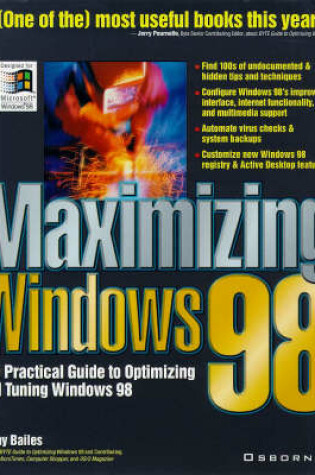 Cover of Maximizing Windows 98