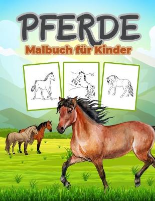 Book cover for Pferde Malbuch für Kinder