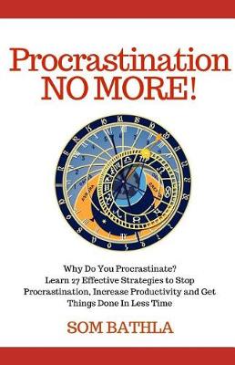 Book cover for Procrastination No More!