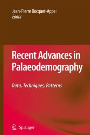 Cover of Recent Advances in Palaeodemography