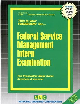 Book cover for Federal Service Management Intern Examination