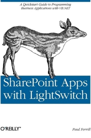 Cover of SharePoint Apps with Visual Studio LightSwitch