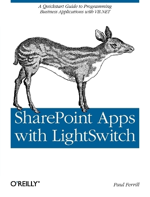 Cover of SharePoint Apps with Visual Studio LightSwitch