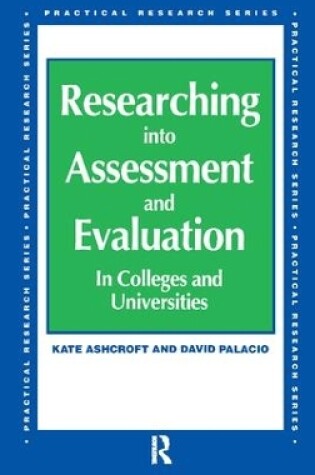 Cover of Researching into Assessment & Evaluation