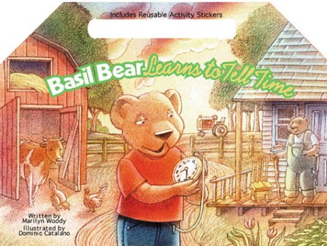 Book cover for Basil Bear Learns to Tell Time