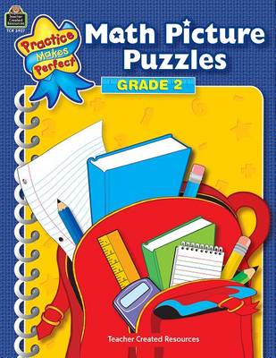 Book cover for Math Picture Puzzles Grade 2
