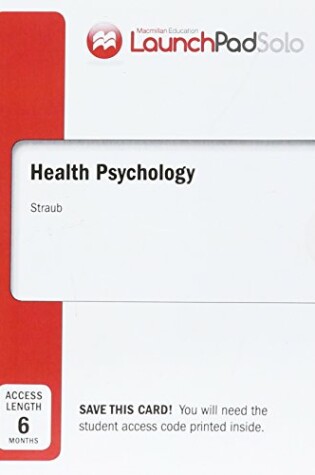 Cover of Launchpad Solo for Health Psychology Tool Kit