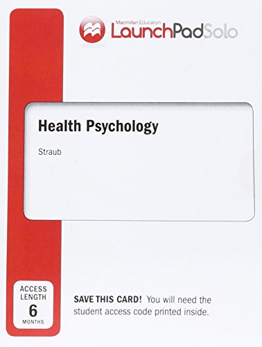 Book cover for Launchpad Solo for Health Psychology Tool Kit