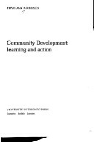 Cover of Community Development