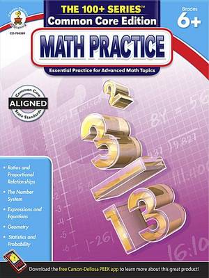 Book cover for Math Practice, Grades 6 - 8