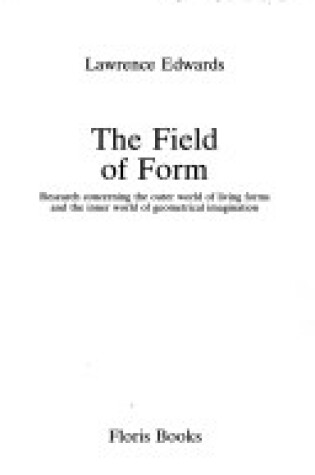 Cover of Field of Form