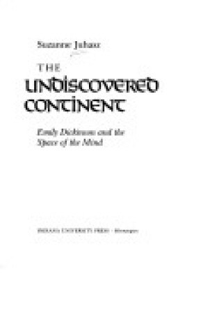 Cover of Undiscovered Continent