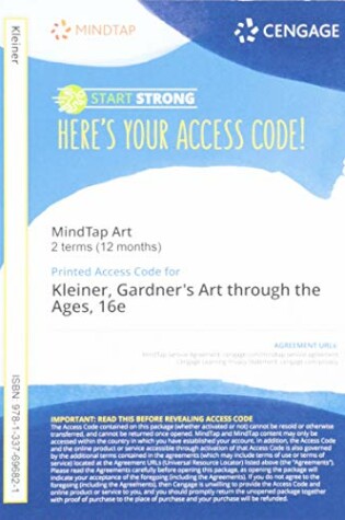 Cover of Mindtap for Kleiner's Gardner's Art Through the Ages: A Global History, 2 Terms Printed Access Card