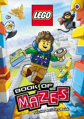 Book cover for LEGO Book of Mazes Sticker Activity Book