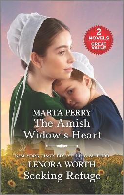 Book cover for The Amish Widow's Heart and Seeking Refuge