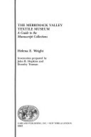 Cover of Merrimack Valley Textile