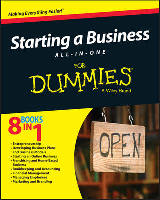 Book cover for Starting a Business All–In–One For Dummies