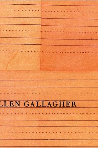 Cover of Ellen Gallagher