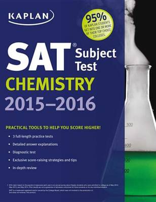 Cover of Kaplan SAT Subject Test Chemistry 2015-2016