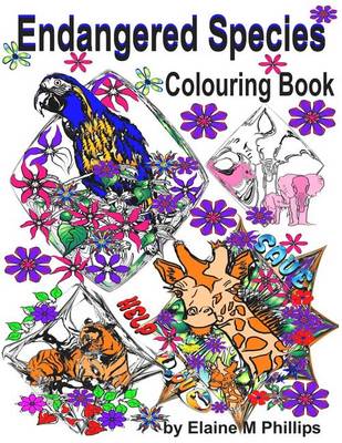 Book cover for Endangered Species Colouring Book