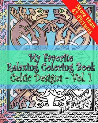 Book cover for Celtic Designs Vol.1. - My Favorite Coloring Book